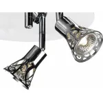 Спот markslojd Monsteras 103056 Цвет арматуры хром Цвет плафонов хром