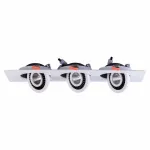 Встраиваемый светильник MW-Light Круз 637016003 Цвет арматуры черно-белый Цвет плафонов кремовый от ImperiumLoft