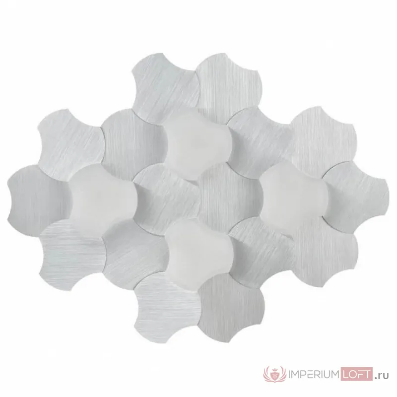 Бра Vele Luce Pala 742 2 VL8045W04 Цвет арматуры серебро Цвет плафонов серебро от ImperiumLoft