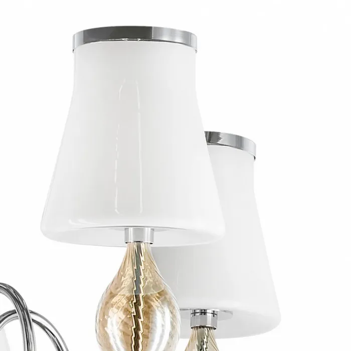 Люстра на штанге Lightstar Escica 806050 Цвет арматуры янтарный Цвет плафонов янтарный от ImperiumLoft