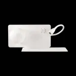 Бра с подсветкой Ideal Lux Book-2 BOOK-2 AP2 BIANCO Цвет арматуры белый Цвет плафонов прозрачный