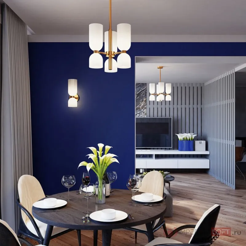 Бра Odeon Light Orinoco 4798/2W Цвет плафонов белый Цвет арматуры бронза от ImperiumLoft
