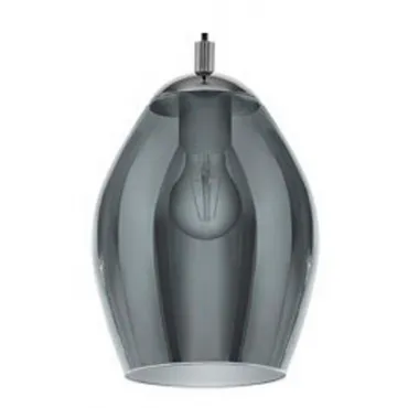Подвесной светильник Eglo Estanys 39564 Цвет арматуры черный Цвет плафонов серый от ImperiumLoft