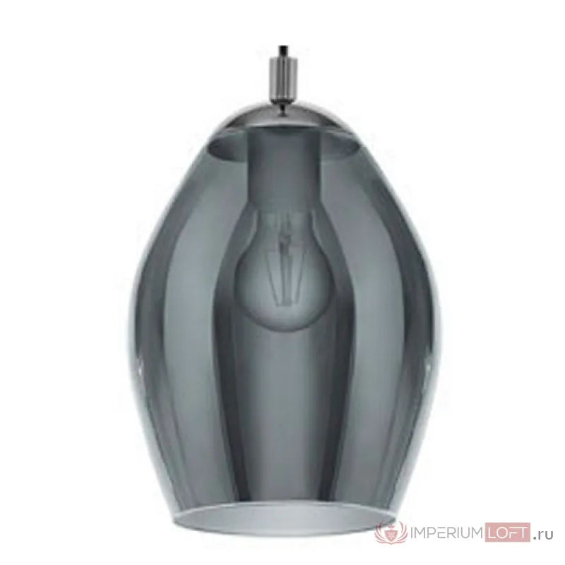 Подвесной светильник Eglo Estanys 39564 Цвет арматуры черный Цвет плафонов серый от ImperiumLoft