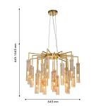 Подвесная люстра Favourite Orgel 4500-21P от ImperiumLoft