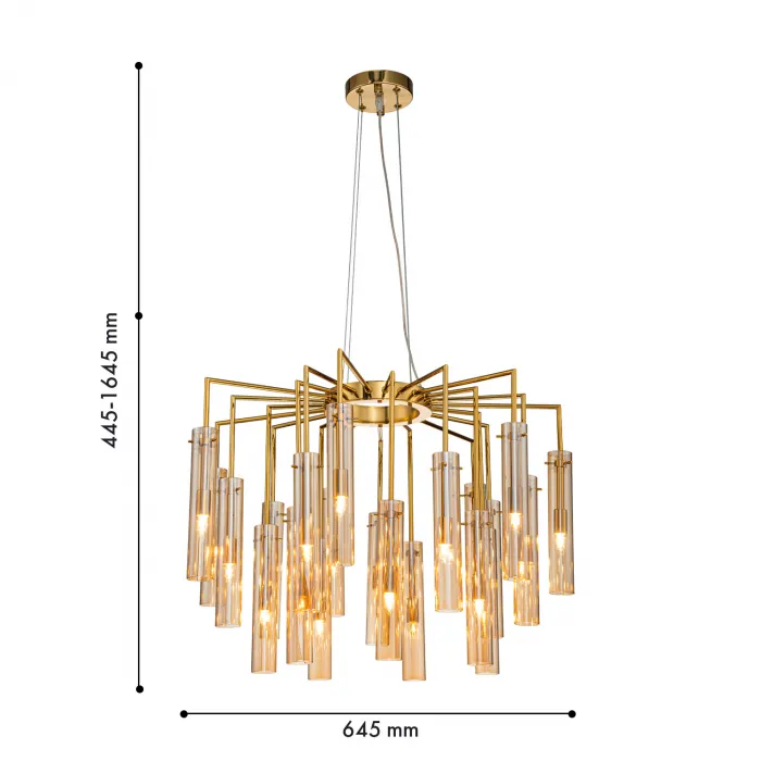 Подвесная люстра Favourite Orgel 4500-21P от ImperiumLoft
