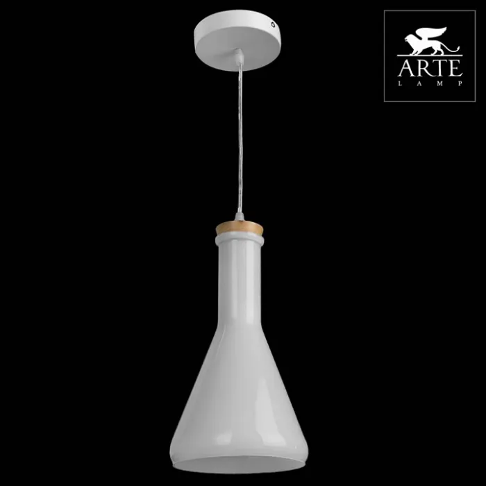 Подвесной светильник Arte Lamp Accento A8114SP-1WH Цвет арматуры белый Цвет плафонов белый от ImperiumLoft
