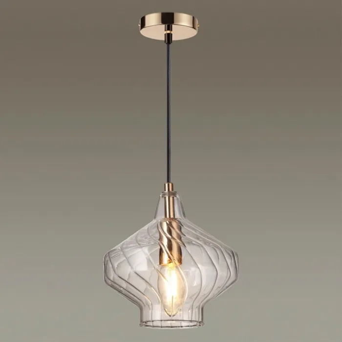 Подвесной светильник Lumion Dove 4584/1 Цвет арматуры золото Цвет плафонов прозрачный от ImperiumLoft