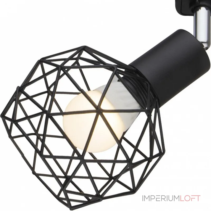Спот Arte Lamp 6141 A6141PL-1BK Цвет арматуры хром Цвет плафонов черный от ImperiumLoft Спот Arte Lamp 6141 A6141PL-1BK Цвет арматуры хром Цвет плафонов черный от ImperiumLoft
