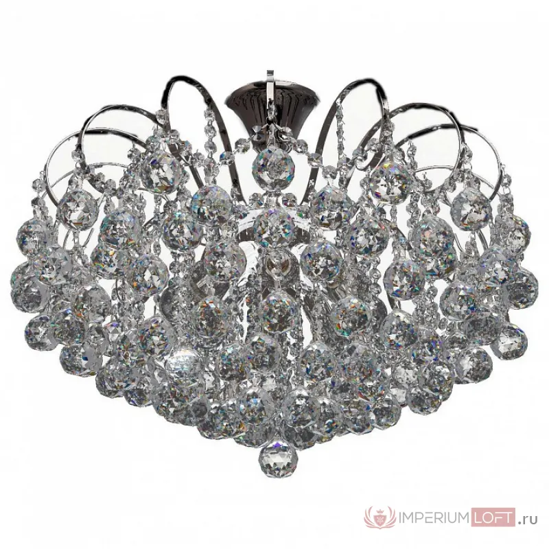 Подвесная люстра MW-Light Жемчуг 9 232016608 Цвет арматуры никель Цвет плафонов прозрачный от ImperiumLoft