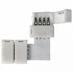 Соединитель лент угловой жесткий Elektrostandard LED 3L a039078 Цвет арматуры белый