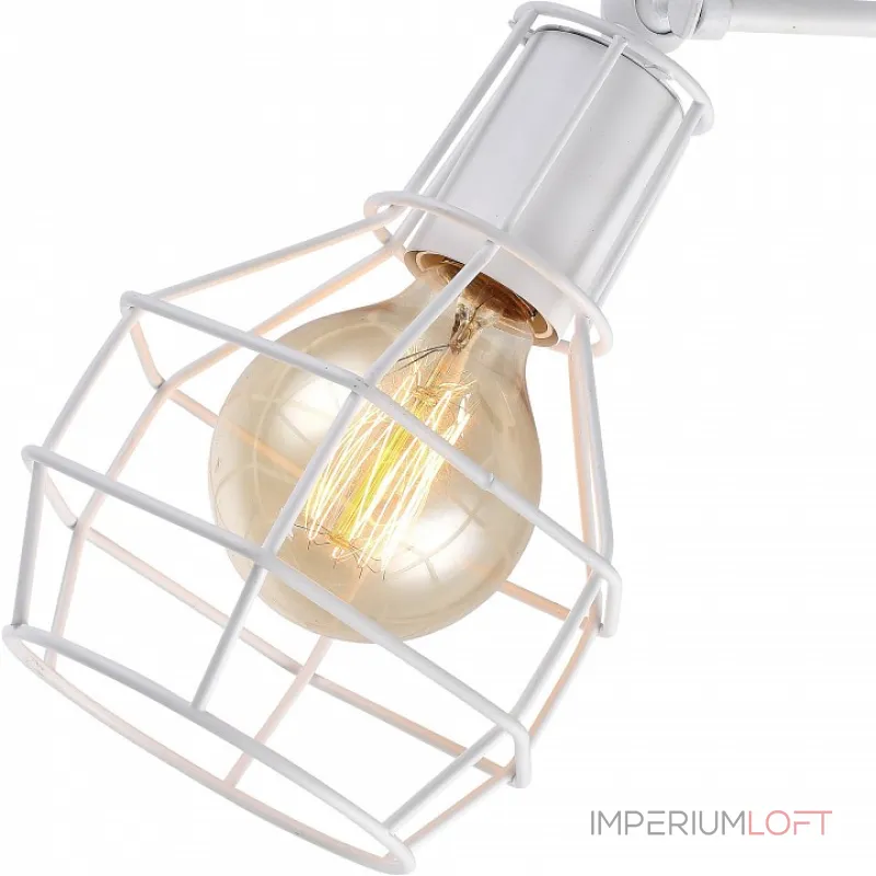 Бра Arte Lamp 9182 A9182AP-1WH Цвет арматуры белый Цвет плафонов белый