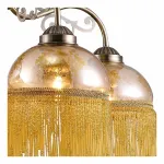 Подвесная люстра Arte Lamp Perlina A9560LM-5AB Цвет арматуры бронза Цвет плафонов янтарный от ImperiumLoft