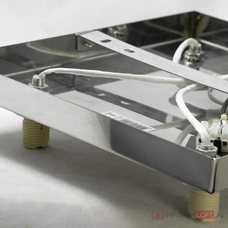 Накладной светильник Lussole Sorso LSC-8007-04 Цвет арматуры хром Цвет плафонов серебро от ImperiumLoft