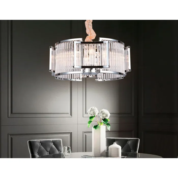 Подвесной светильник Ambrella Traditional 16 TR5366 Цвет арматуры хром Цвет плафонов прозрачный от ImperiumLoft