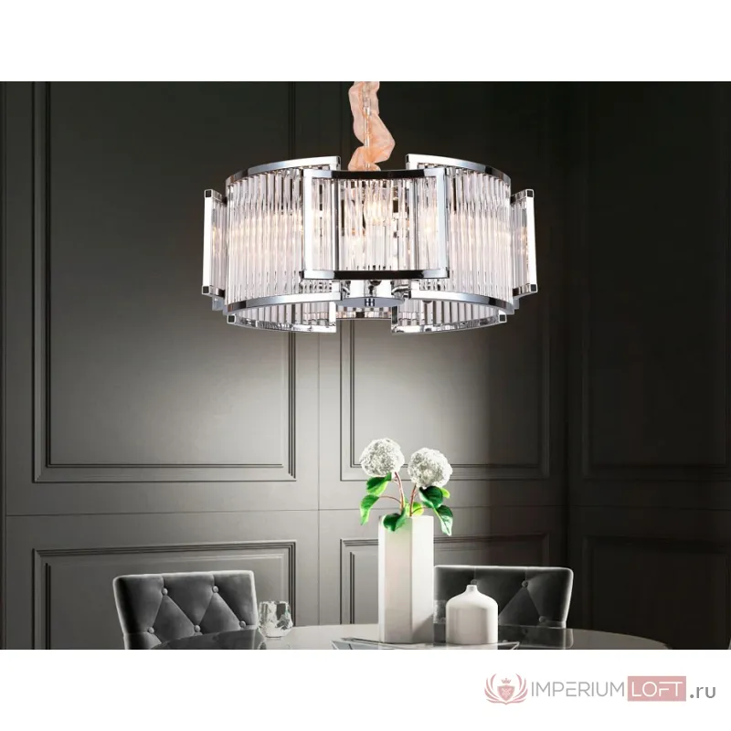 Подвесной светильник Ambrella Traditional 16 TR5366 Цвет арматуры хром Цвет плафонов прозрачный от ImperiumLoft