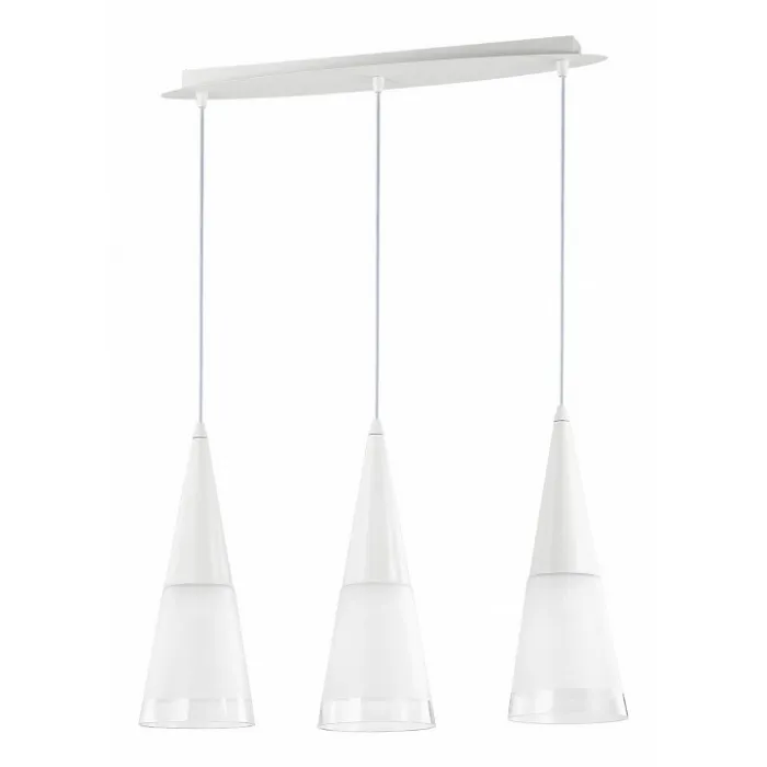 Подвесной светильник Ideal Lux Cono CONO SP3 BIANCO Цвет арматуры белый от ImperiumLoft
