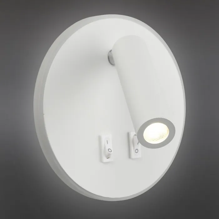 Бра Omnilux Soraga OML-12601-02 Цвет арматуры белый Цвет плафонов белый от ImperiumLoft