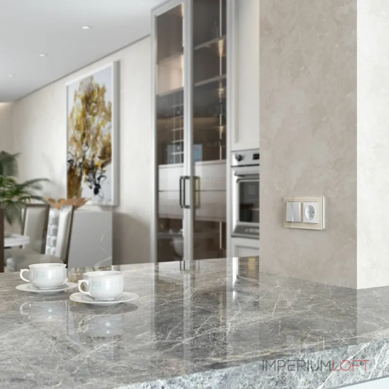 Выключатель проходной двухклавишный Werkel Белые матовые W1122061 от ImperiumLoft Выключатель проходной двухклавишный Werkel Белые матовые W1122061 от ImperiumLoft