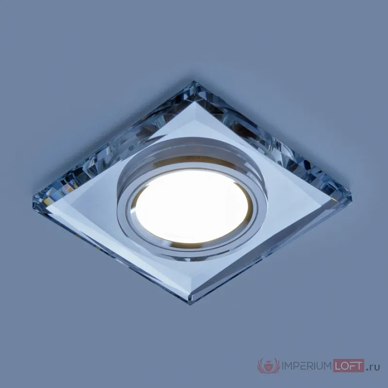 Встраиваемый светильник Elektrostandard 2230 a044299 Цвет арматуры серебро Цвет плафонов прозрачный от ImperiumLoft