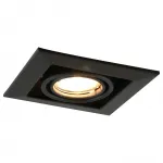 Встраиваемый светильник Arte Lamp A5941 A5941PL-1BK Цвет арматуры черный Цвет плафонов прозрачный