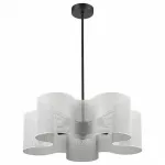 Подвесной светильник Vele Luce Cross 654 VL5272P05 Цвет арматуры черный Цвет плафонов белый от ImperiumLoft