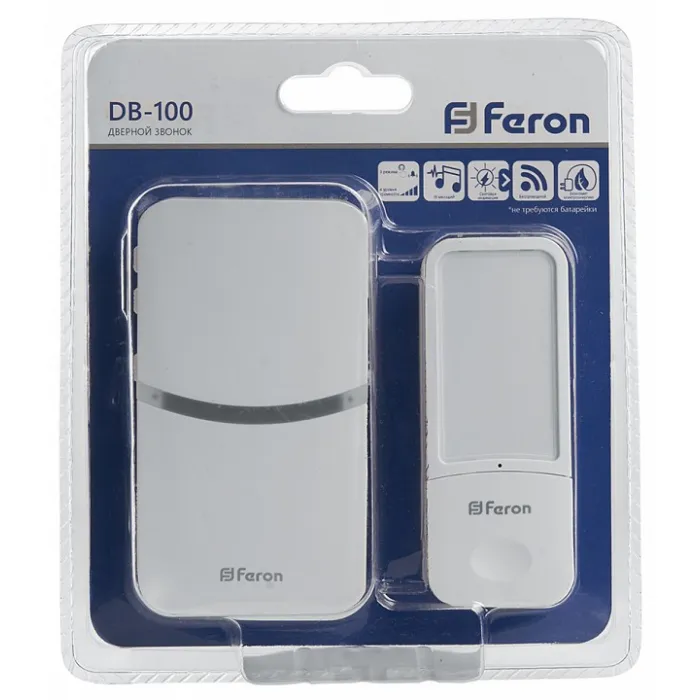 Звонок беспроводной Feron DB-100 41437 от ImperiumLoft