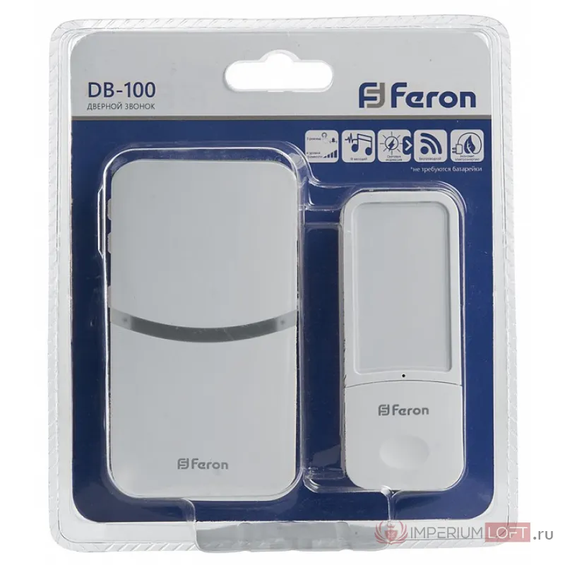 Звонок беспроводной Feron DB-100 41437 от ImperiumLoft