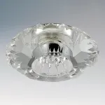 Встраиваемый светильник Lightstar Bomo CR 004512-G9 Цвет арматуры хром Цвет плафонов прозрачный от ImperiumLoft
