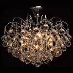 Люстра на штанге MW-Light Жемчуг 232017506 Цвет арматуры хром Цвет плафонов прозрачный от ImperiumLoft