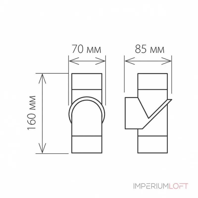 Накладной светильник Elektrostandard Vortex 1553 Techno LED Vortex от ImperiumLoft