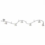 Комплект трековый Arte Lamp Rails A3057 A3057PL-6SI Цвет арматуры серебро Цвет плафонов серебро