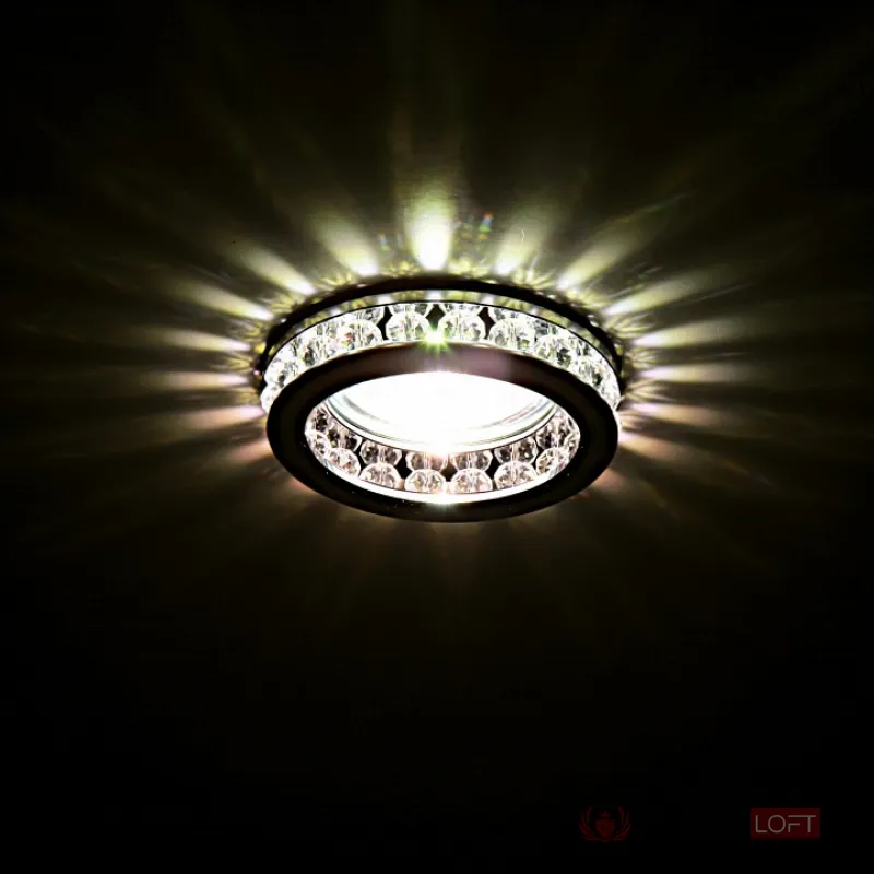 Встраиваемый светильник Lightstar Monilo 031704 Цвет арматуры хром Цвет плафонов прозрачный от ImperiumLoft