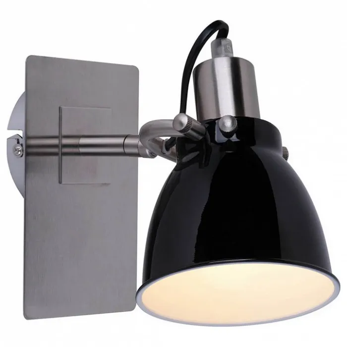Спот Zumaline Pictor RLB94023-1B Цвет арматуры никель Цвет плафонов черный от ImperiumLoft