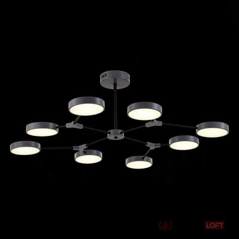 Люстра на штанге EVOLUCE Monta SLE6003-702-08 от ImperiumLoft