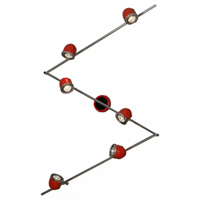 Спот Lussole Tivoli LSN-3109-06 Цвет арматуры хром Цвет плафонов хром от ImperiumLoft