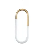08271,33(4000K) Подвес Канто золото d14 h200 (высота корпуса светильника h36) Led 12W (4000K) от ImperiumLoft