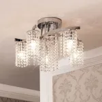 Люстра на штанге Citilux Спарк CL313151 Цвет арматуры хром Цвет плафонов прозрачный от ImperiumLoft