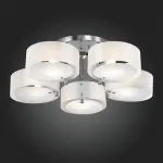 Потолочная люстра EVOLUCE Foresta SL483.502.05 Цвет арматуры хром Цвет плафонов белый от ImperiumLoft