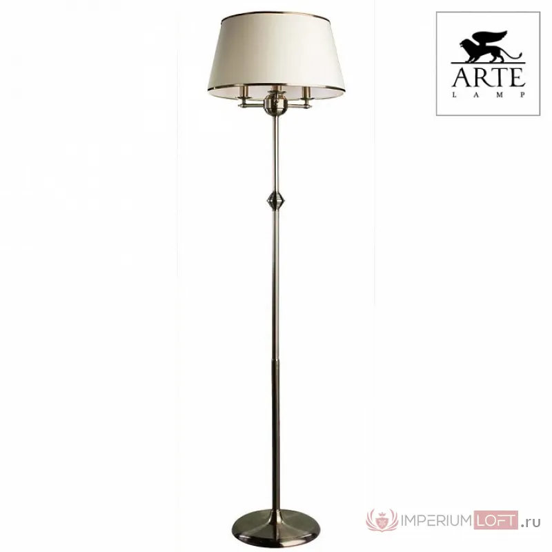 Торшер Arte Lamp Alice A3579PN-3AB Цвет арматуры бронза Цвет плафонов кремовый от ImperiumLoft