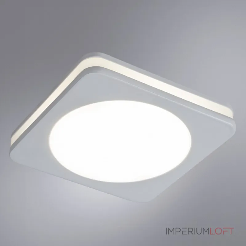 Встраиваемый светильник Arte Lamp Tabit A8433PL-1WH Цвет арматуры Белый Цвет плафонов Белый Встраиваемый светильник Arte Lamp Tabit A8433PL-1WH Цвет арматуры Белый Цвет плафонов Белый
