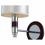 Бра Arte Lamp Circolo A9519AP-1BR Цвет арматуры хром Цвет плафонов белый