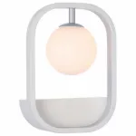 Бра Maytoni Avola MOD431-WL-01-WS Цвет арматуры серебро Цвет плафонов белый от ImperiumLoft