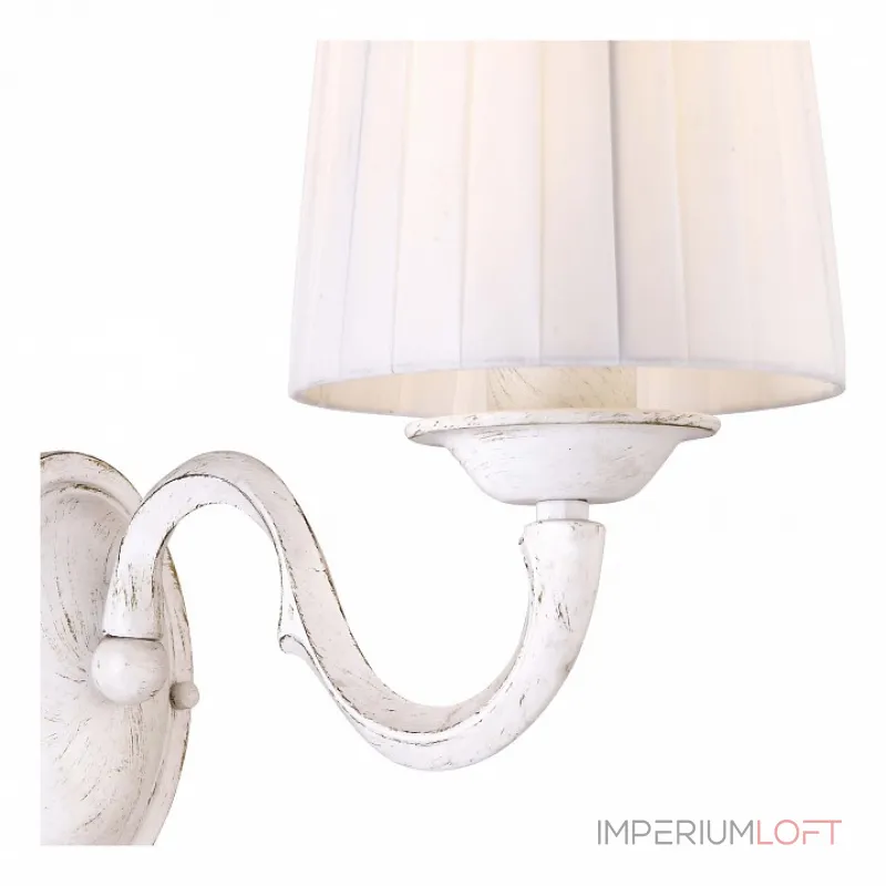 Бра Arte Lamp Alba A9395AP-1WG Цвет арматуры золото Цвет плафонов белый Бра Arte Lamp Alba A9395AP-1WG Цвет арматуры золото Цвет плафонов белый