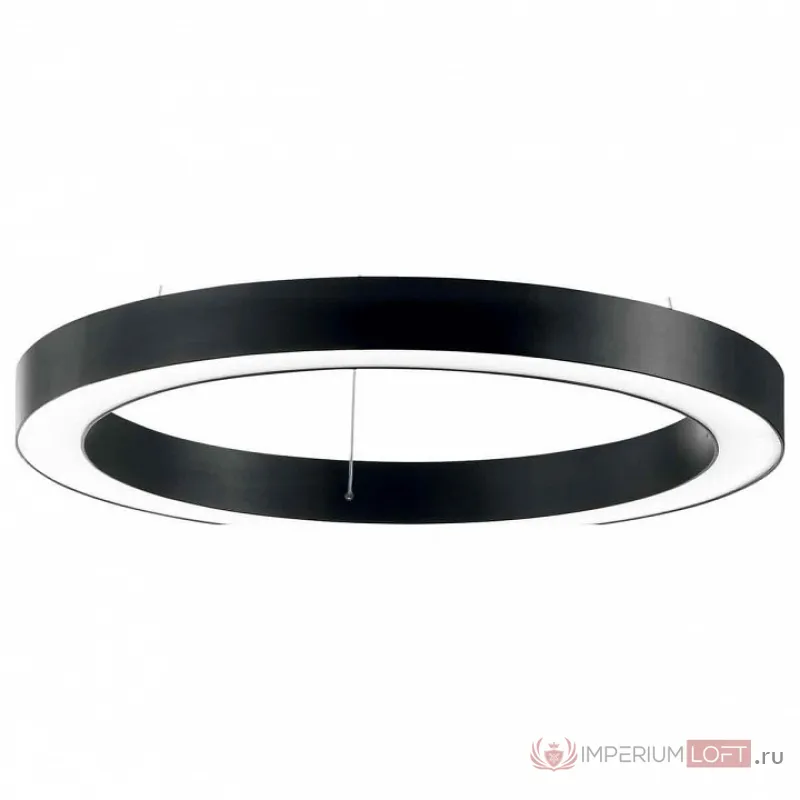 Подвесной светильник Ideal Lux Oracle ORACLE ROUND D60 NERO Цвет плафонов черный от ImperiumLoft