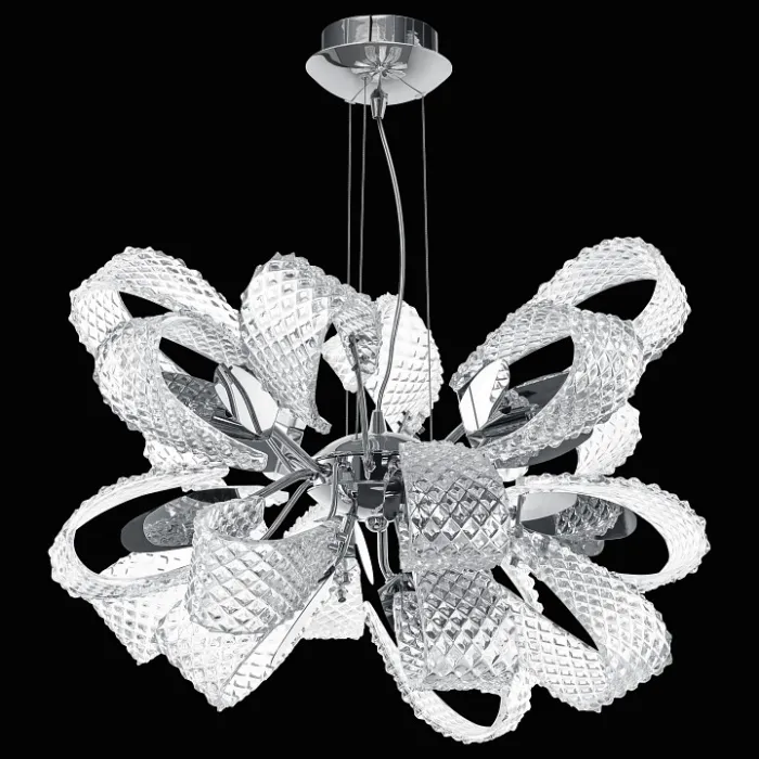 Подвесная люстра Lightstar Ciambo 820110 Цвет арматуры хром Цвет плафонов прозрачный от ImperiumLoft