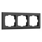 Рамка на 3 поста Werkel черный W0031808