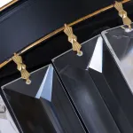 Накладной светильник Divinare Nova 3001/01 AP-1 Цвет арматуры черный Цвет плафонов прозрачный