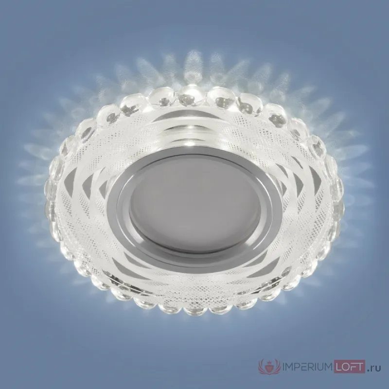 Встраиваемый светильник Elektrostandard 2246 a047759 Цвет арматуры хром Цвет плафонов прозрачный от ImperiumLoft