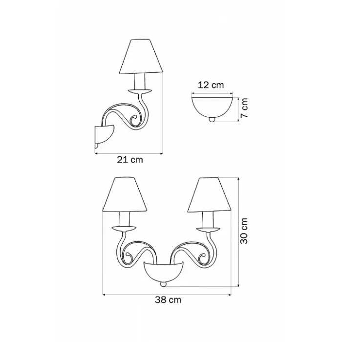 Бра Lightstar Esedra 782620 Цвет арматуры желтый от ImperiumLoft